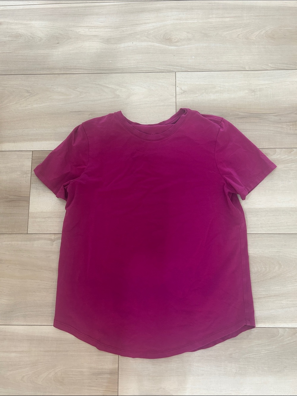lululemon athletica Women's Short Sleeve Crew Tee in Fuchsia